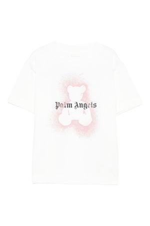 tshirt in cotone bianco PALM ANGELS KIDS | PGAA002F25JER00A0330